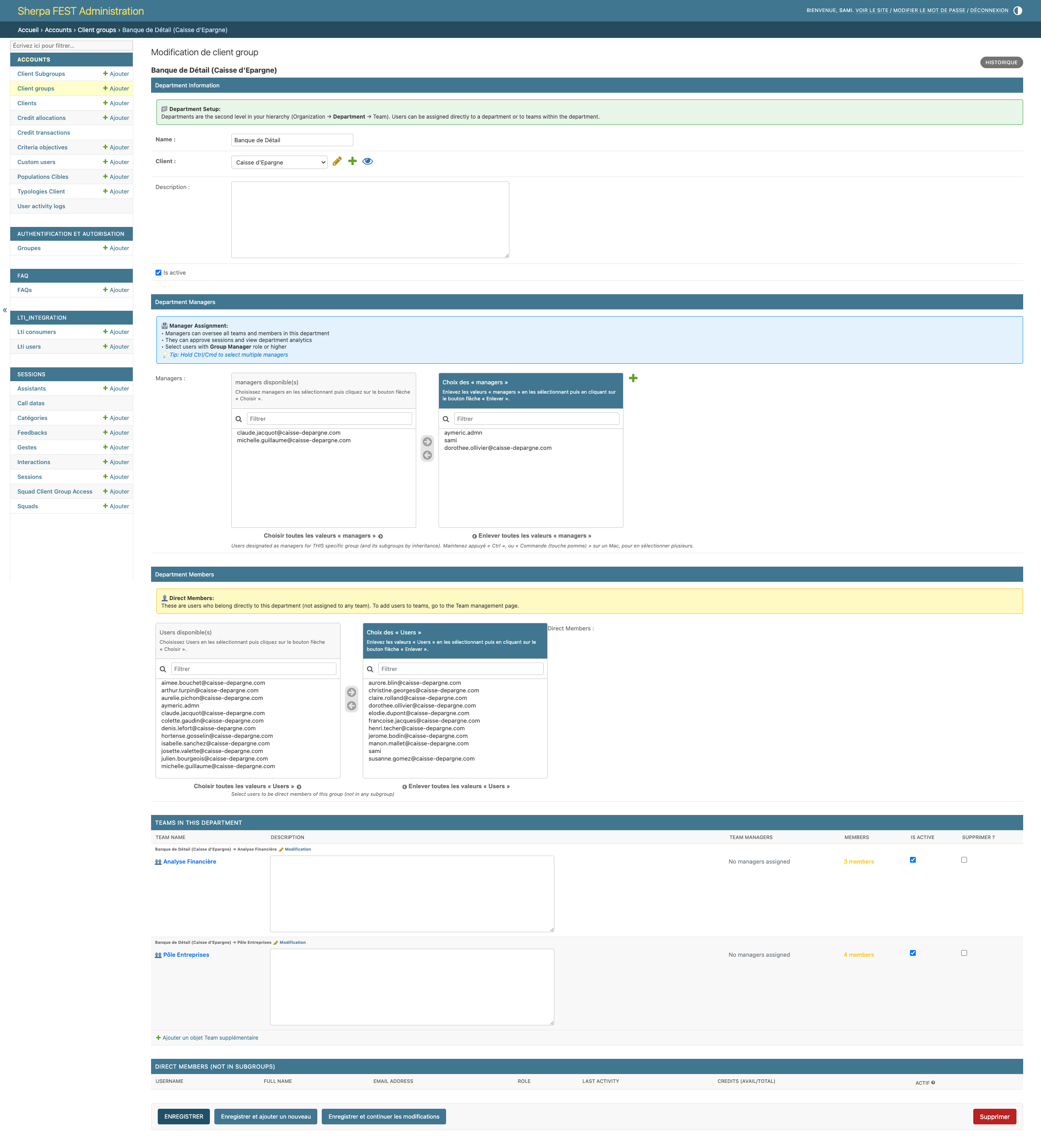 Détail département