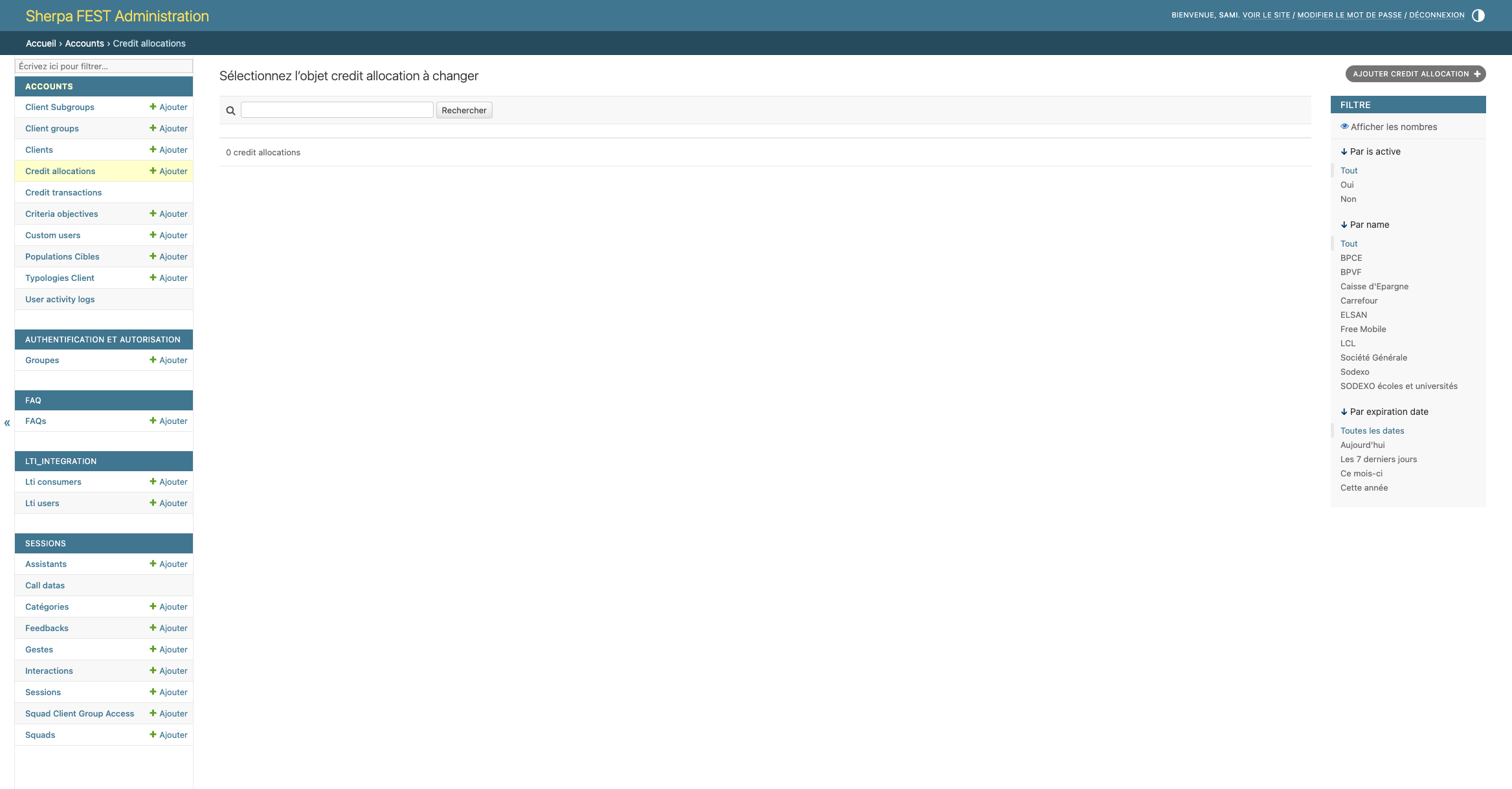 Credit Validity Windows